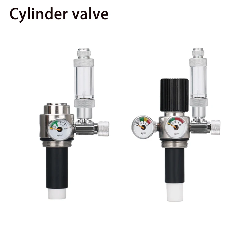 цена ZRDR steel cylinder generator stainless steel valve, single-meter valve/double-meter valve series for aquarium CO2 equipment