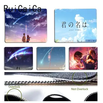 

RuiCaiCa Cool New Animation Movie Your Name Kimi No Na Wa Customized mouse pad Size for 18x22cm 25x29cm Rubber Mousemats
