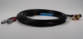 

dual cable lemo00-90 degree microdot Krautkramer ultrasonic cable, cable for flaw detector