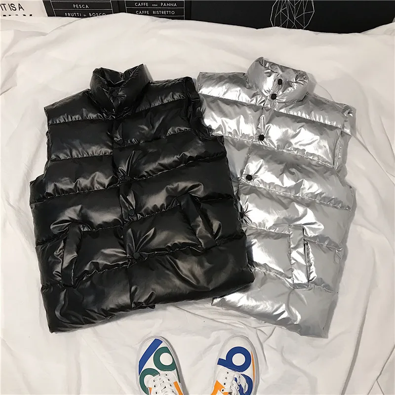 UYUK Осень Зима Повседневный модный утепленный жилет Мужская куртка с хлопковой подкладкой Одежда Homme Masculino пальто для мужчин