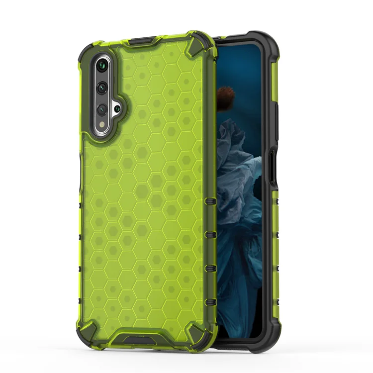 Зеленый Nova 5 t Nova 5 t T5 5i Pro Чехол для телефона 2 в 1 Жесткий PC TPU бампер для huawei Nova 5 t чехол Nova5t Nova5i 360 защитная задняя крышка - Цвет: Зеленый