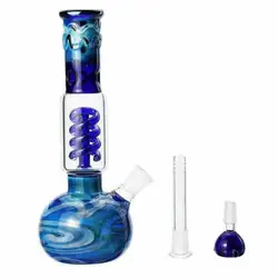 Tubo de vidro da bacia do design integrado da boca do narguilé soldado junto shisha transparente ferramenta manual de solda de vidro de borosilicato