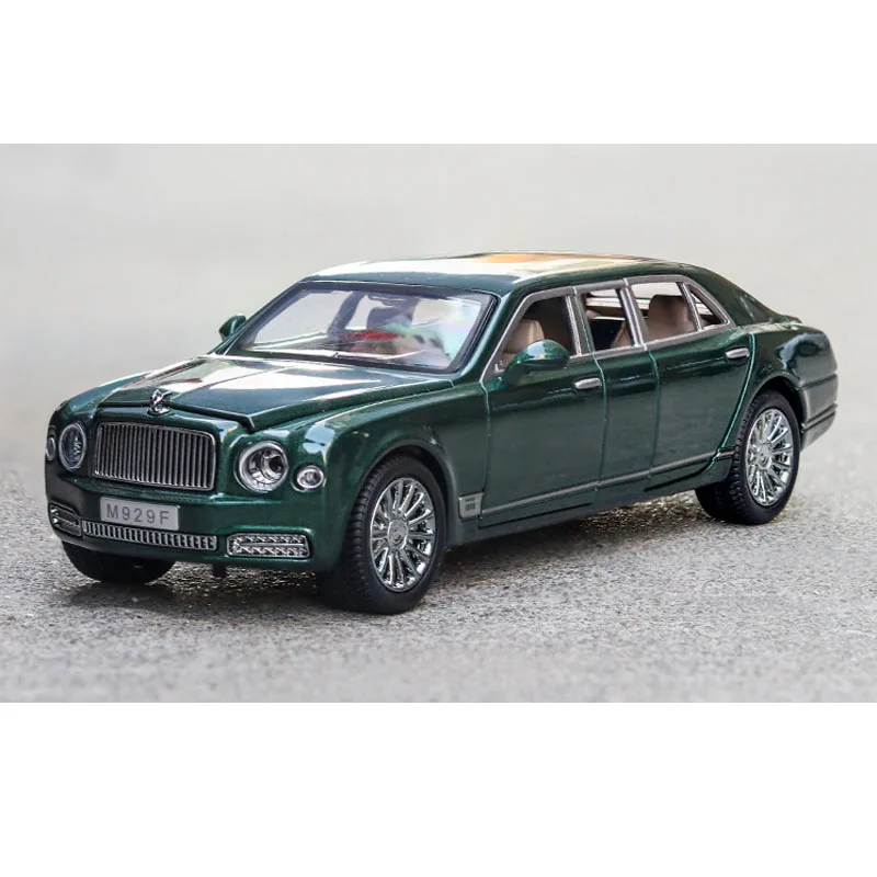 1:24 Bentley Mushang S600 металлическая модель автомобиля литой Сплав модель автомобиля детская игрушка коллекционные вещи - Цвет: green