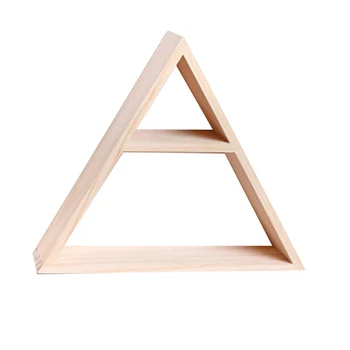 

Wooden Wall Mount Shelf Decorative Rack Home Organizer Stand Decor for Photo Frame BJStore