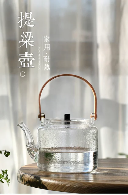 1100ml Teapot – Clear Borosilicate Glass Tea Kettle with Cup, Removable  Loose Tea Glass Infuser, Teapot Gift Set, Stovetop Safe - AliExpress