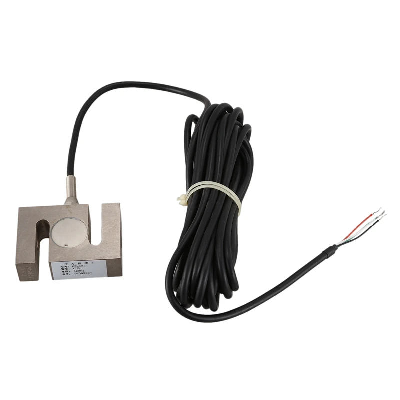 Load Cell 500kg High Accuracy S-Type Load Cell Scale Weighting Sensor with Connecting Cable Load Cell 500kg High Accuracy S-Type Load Cell Scale Weighting Sensor with Connecting Cable