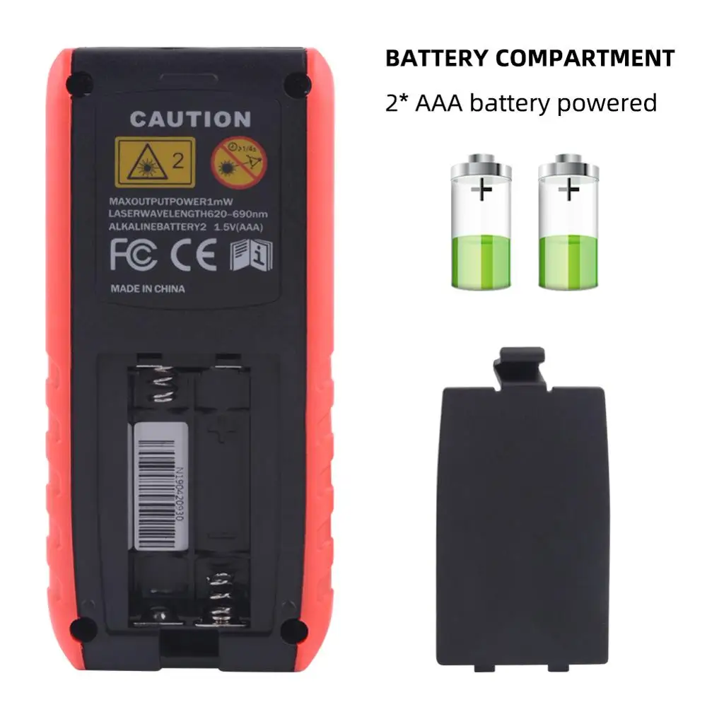 Goedkoop YIERYI Handheld Digita Laser afstandsmeter Laser Afstandsmeter heerser Afstand Meten Apparaat 40m 60m 80 100m
