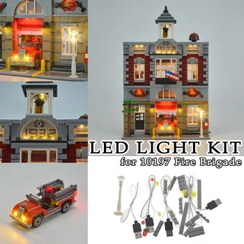 

LED Lighting for 10197 Fire Brigade Decoration Moc Building Blocks Toys Bricks Decorative Lights Toy Bricks