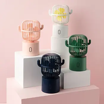 

Rotating Desktop Fan Mini Table 80 Degree Fans 3 Speeds Strong Wind for Room