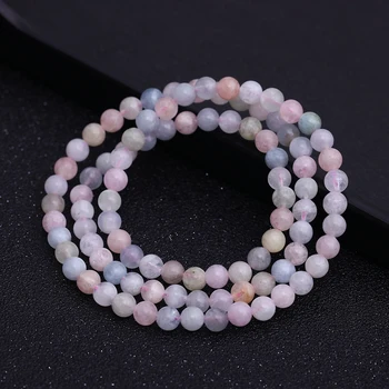 

Natural Morgan stone bracelet fashion OL crystal multi - ring hand style beryl bracelet