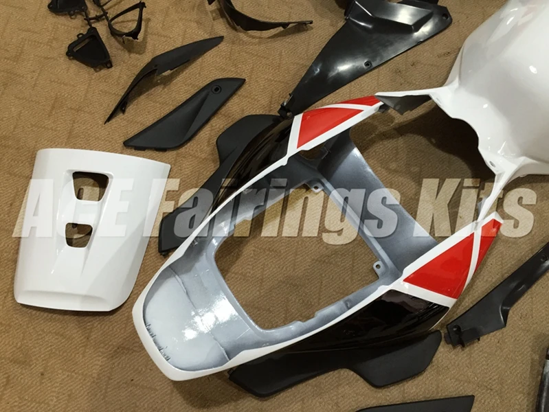 4 подарки литья под давлением ABS полный обтекатель комплект Подходит для Honda CBR1000RR cbr1000 04 05 2004 2005 набор тела красный белый