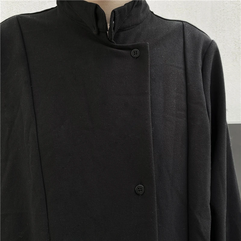 S-6XL! Мужская одежда новая мода шлифование средней длины рубашка размера плюс сценическая певица костюмы