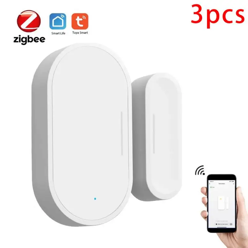 Tuya Smart WiFi датчик для двери дверь открытой/закрытый детекторы магнитный