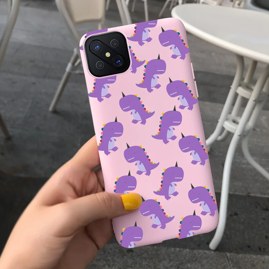 cases for oppo For OPPO Reno4 Z Case Cool Dinosaur Painted Cover Soft TPU Protective Shell For OPPO Reno 4Z 5 5Z 6Z Reno6 5G Funda Phone Bumper best case for oppo Cases For OPPO