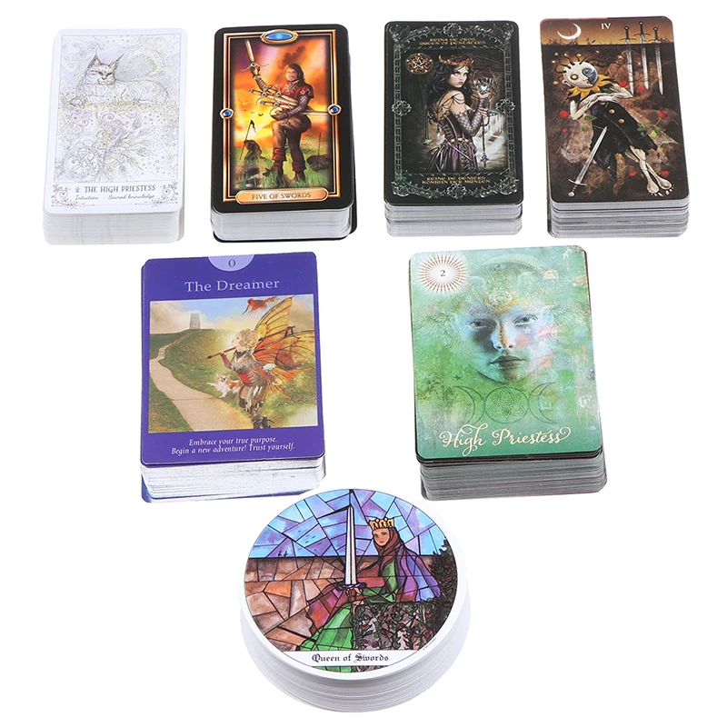 Сказочные карты Таро колода Radleigh Valentine lllustrations Вечерние игры Divination высокое