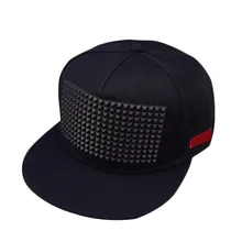 Модная летняя Бейсболка унисекс, солнцезащитная Кепка, шапки в стиле хип-хоп, Регулируемая Кепка с заклепками для мужчин и женщин, повседневные кепки с плоским козырьком, распродажа