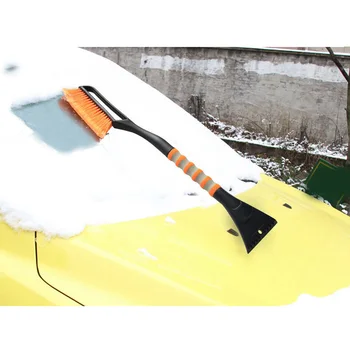 

2 In 1 Car Snow Brush Ice Scraper For Windshield Removal Bicycles Non-Slip