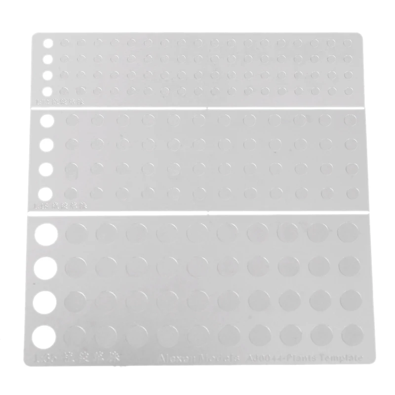 

1:72/1:48/1:35 Scale Static Grass Planting Template Tool for Flock Applicator G88A