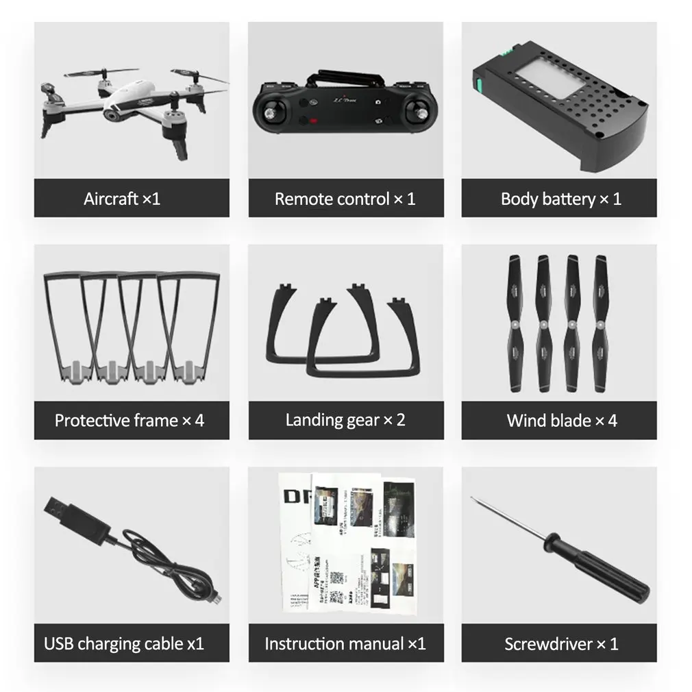 

SG106 RC Dron Toy With 720/1080P/4k Dual 2.4G FPV WiFi Wide-angle camera Gravity Sensing Real-Time Transmission Quadcopter Drone