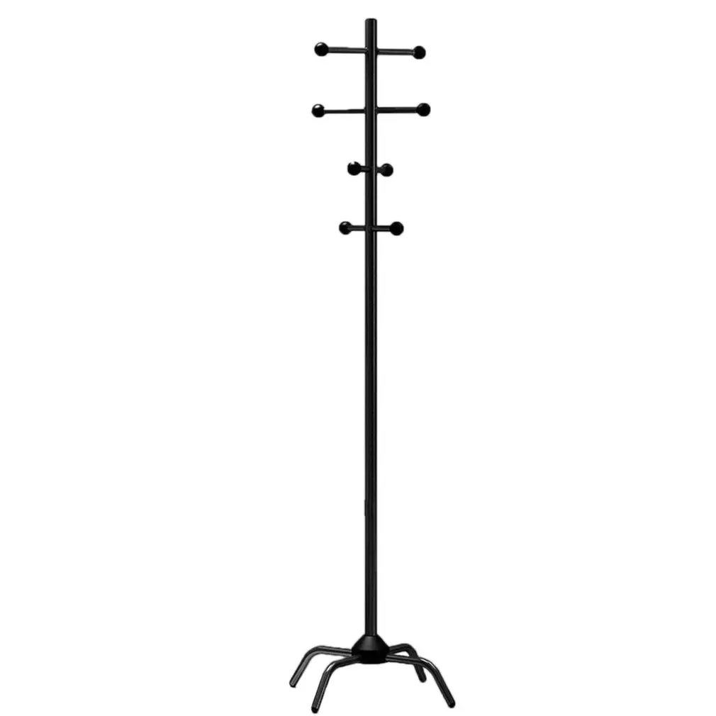

Household Coat Rack Bedroom Economy Clothes Rack Floor Hanger Simple Assembly Creative Single Rod Hanger