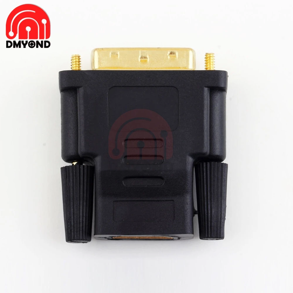 1080P DVI 24+1 To HDMI Adapter Cables 24k Gold Plated Plug Male To Female HDMI To DVI Cable Converter For HDTV Projector Monitor