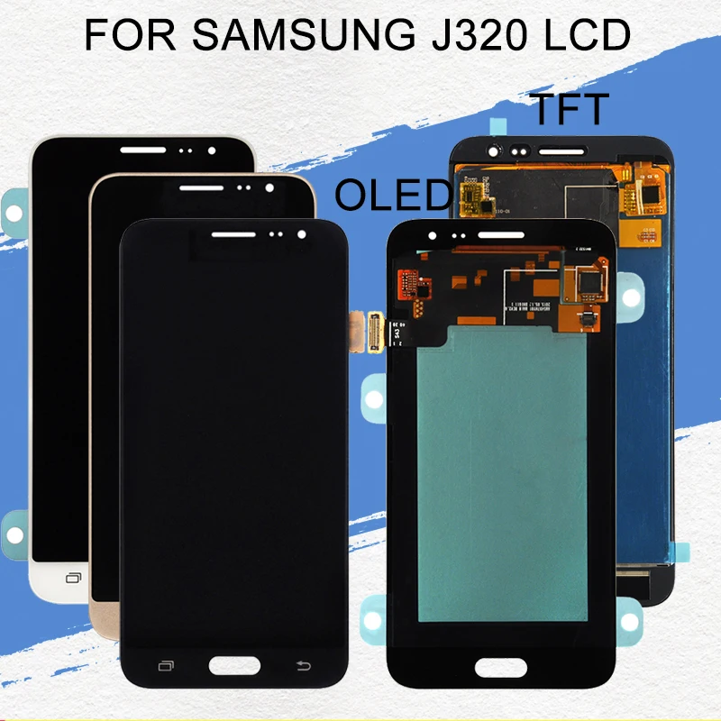 

Dinamico J3 2016 Display For Samsung Galaxy J3 Lcd J320 J320F J320M Display With Touch Screen Digitizer Assembly Free Shipping