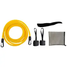 2meter Adjustable Swim Training Resistance Elastic Belt Swimming Exerciser Safety Rope Latex Tubes Various Specifications Styles