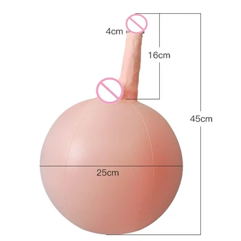 Thierry Rider Rocker Sex Ball with Dildo,Inflatable Ball Sex Furniture Sitting On Sex Toys for Women Adult Products Masturbation 6