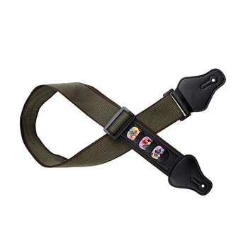 

Guitar Strap Multifunctional Cloth Acoustic Holders 3 Pick Plectrums Bass Belt Fashion Electric Guitars Music