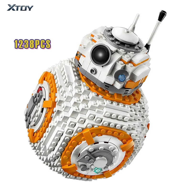 

New star wars bb8 Robot starfighter fit legoings star wars technic figures model Building Block bricks Toy 75187 gift kid boys