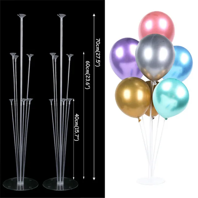 7/11/19 rury uchwyt na balon balony kolumna stojąca balon do konfetti dzieci Birthday Party Baby Shower materiały do dekoracji ślubnych 5