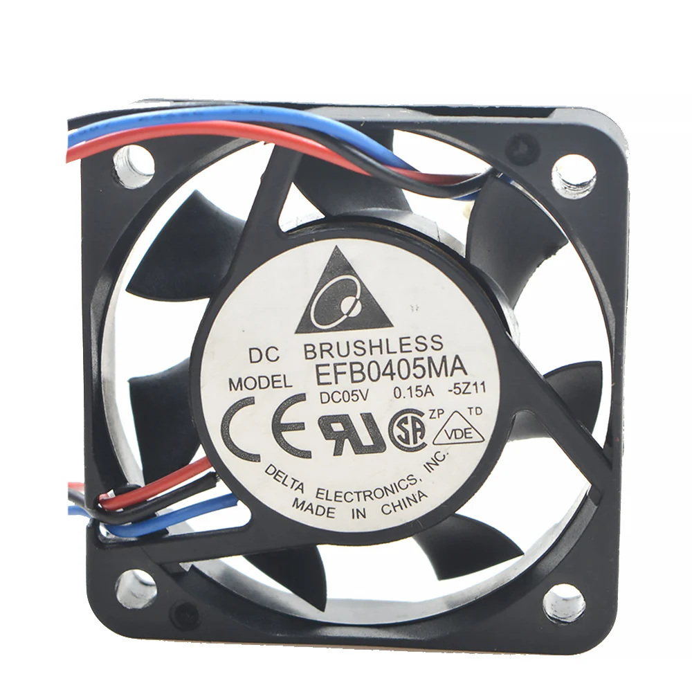 Original DELTA EFB0405MA 5V 0.15A 4CM 4010 cooling fan 40x40x10mm Original DELTA EFB0405MA 5V 0.15A 4CM 4010 cooling fan 40x40x10mm