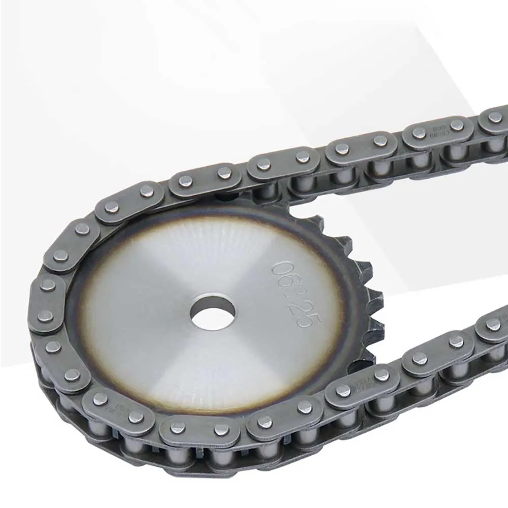 dentada, 08B máquina, motor dianteiro, 11, 12,