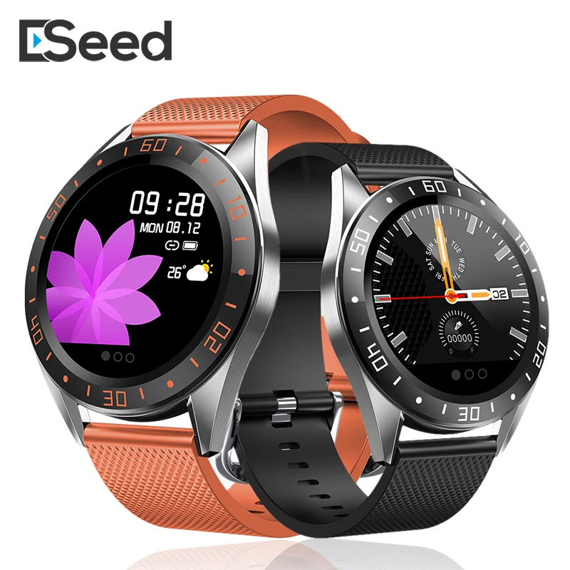 ESEED GT105 Smartwatch men IP67 waterproof 1.2 inch Screen heart rate blood pressure smart watch call message remind for android