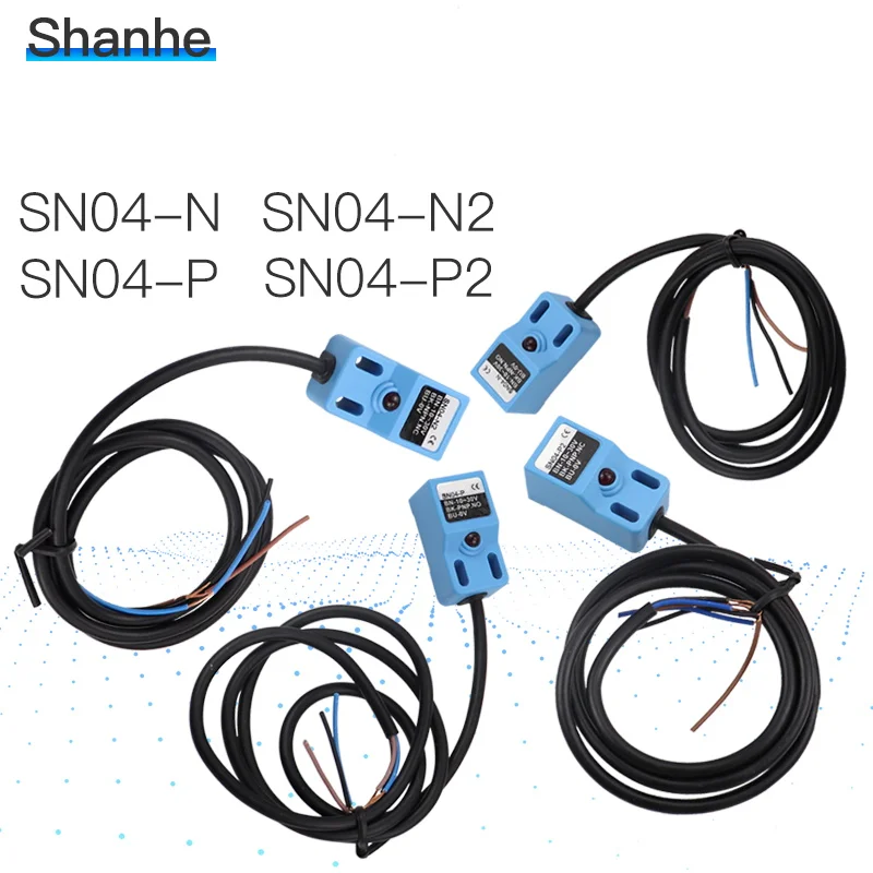 18x18x36 4 мм срабатывающая SN04 серии SN04-N SN04-N2 SN04-P SN04-P2 DC NPN NO, NC В Форме Призмы Индуктивный бесконтактный датчик переключатель