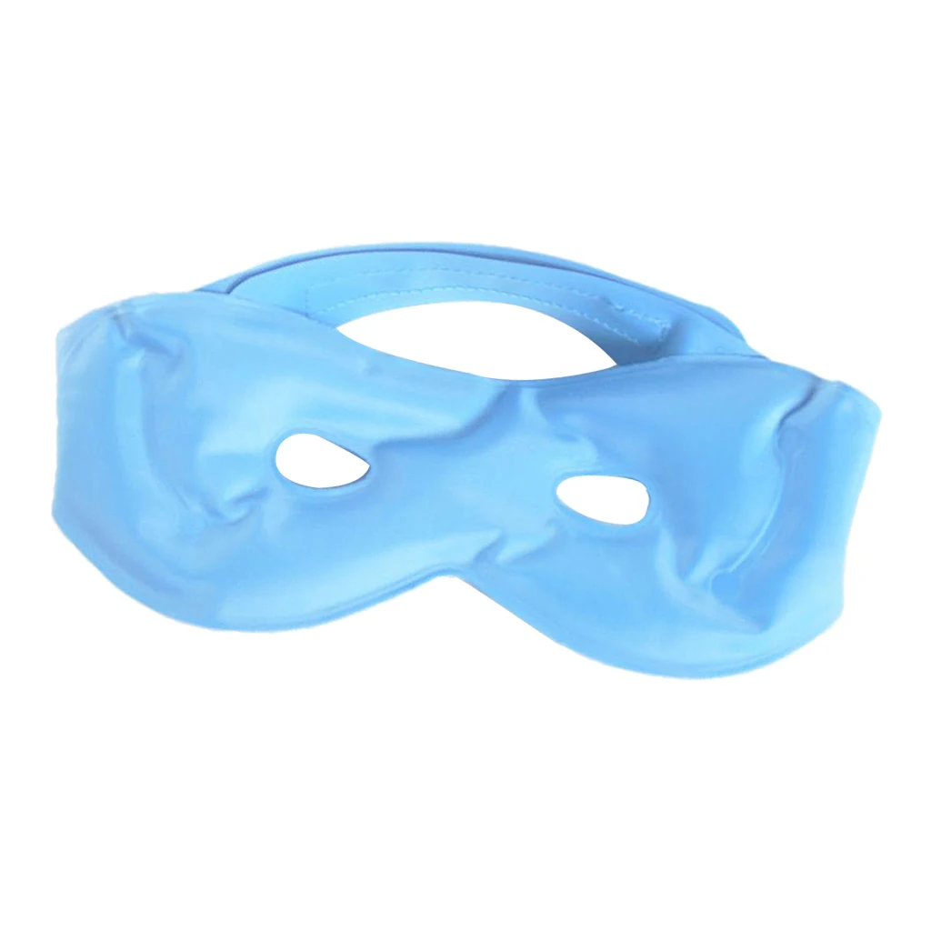 2pcs Gel Cooling Eye Mask Cold Pack Warm Heat Soothing Eye Fatigue Relaxing