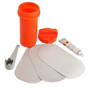 

Puncture Repair Adhesive Swimming Pools Outdoor Float Air Bed Patch Glue Kit With Wrench Rib Boat Canoe Accessories Water Sports