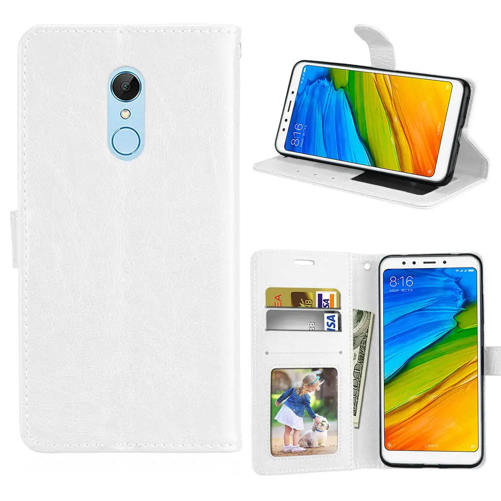 Чехол книжка из искусственной кожи для Xiaomi M4 5X 6X 8 A1 MIX2 Твердый с подставкой Redmi 4 4X