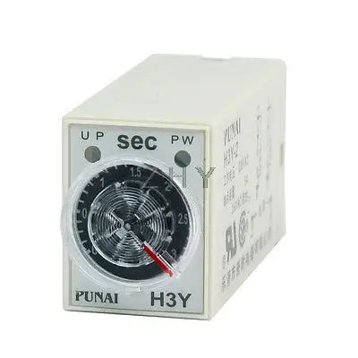 

H3Y-2 220VAC 8P 0-3s Sec Timing Delay Range DPDT Relay Timer