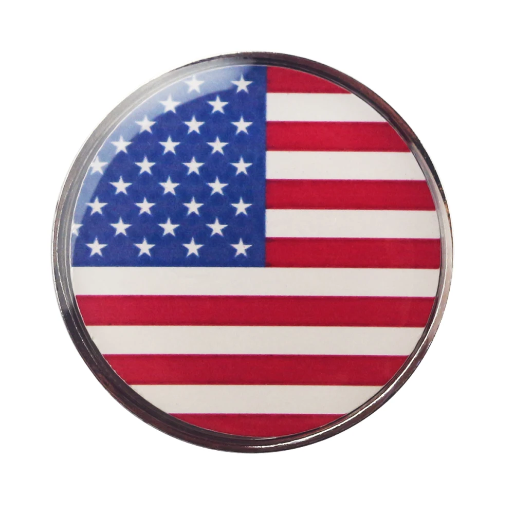 

PINMEI Golf Ball Markers Printing Coutry Flag Ball Markers State Flag Markers