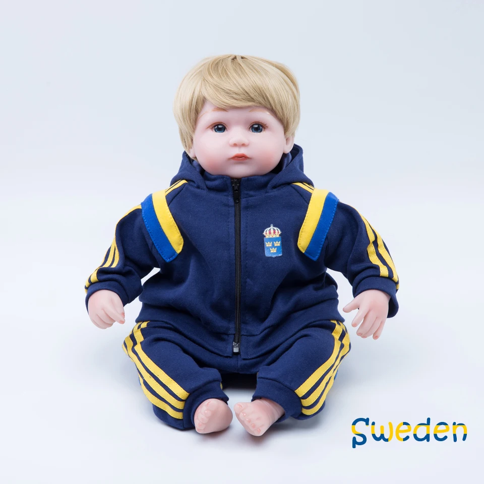 18-дюймовая кукла bebes кукла трансфер до reborn baby кукла для мужчин спортивные младенец получивший новую жизнь Футбол футбольные игрушки для детей в Швеции