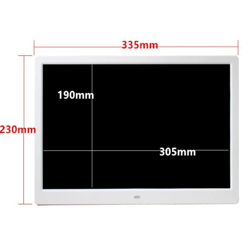 New 15/14 inch Backlight HD1280*800 Full Function Digital Photo Frame Electronic Album digitale Picture Music Video gift baby