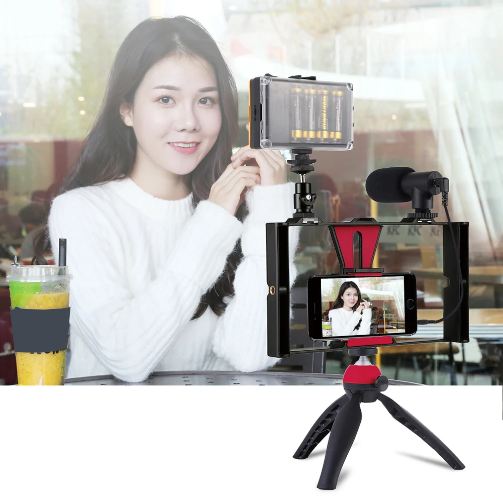 

7 in 1 Selfie Ring Lamp Led Ring Light Selfie For Ring Phone Photography Lighting Camera Tripod Kit Photo Equipment
