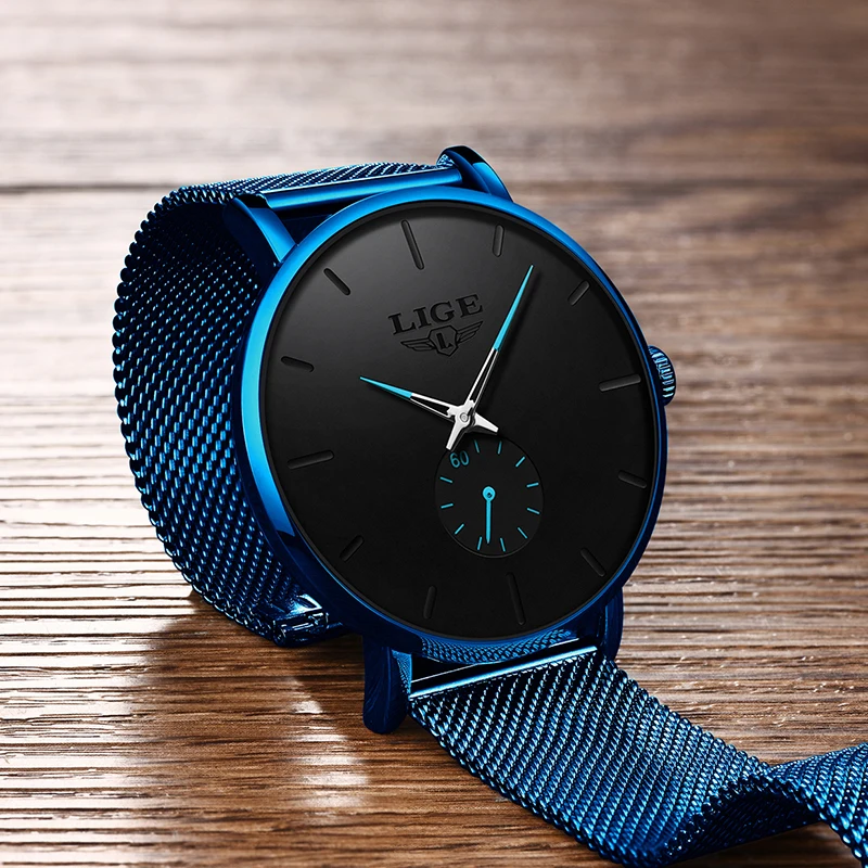 Watch Men 2021 LIGE Sale Link $ 14.99 Fashion Business Men Watches Top Brand Luxury Waterproof Casual Simple Quartz Watch