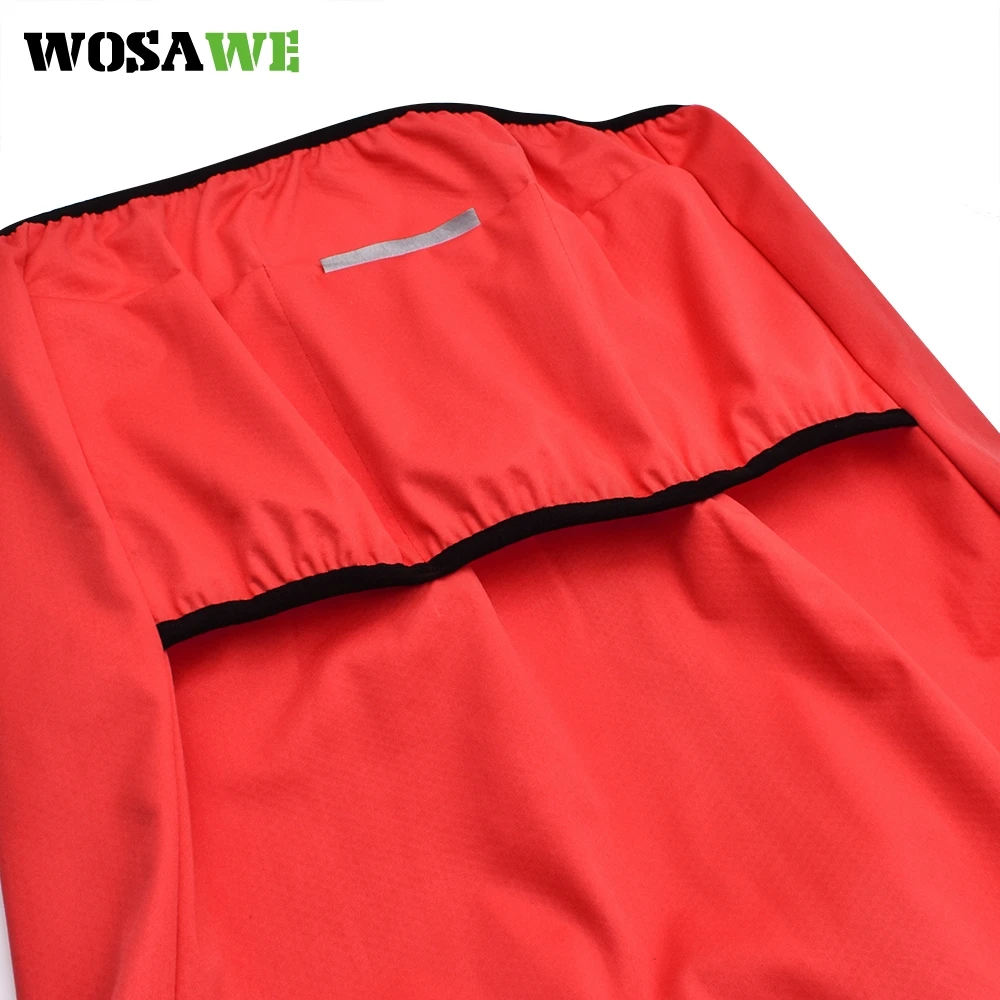 WOSAWE Новая легкая Осенняя велосипедная ветрозащитная куртка с длинным рукавом