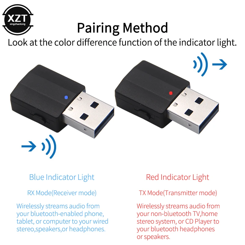Мини 2 в 1 Bluetooth 5 0 аудио приемник передатчик USB беспроводной адаптер мини 3 мм AUX