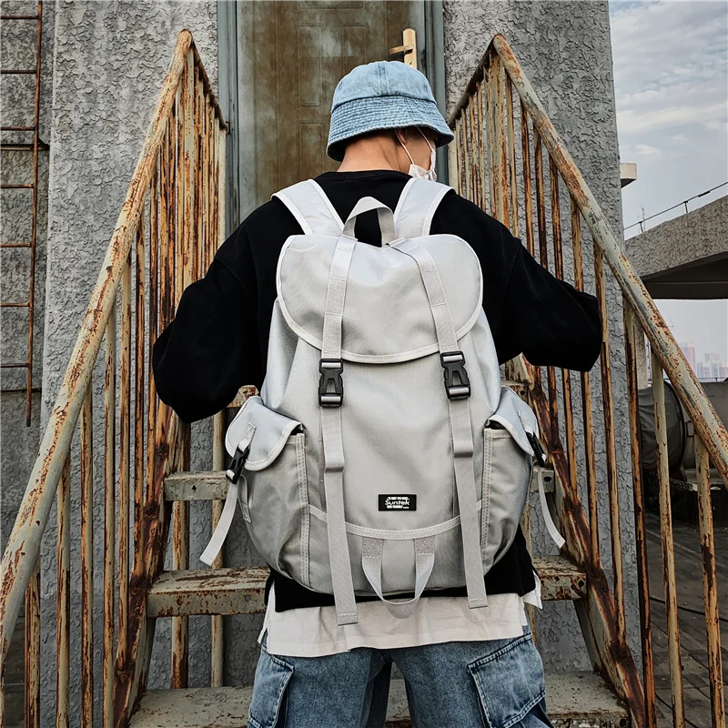 Fashion Mens Backpack Large Capacity School Bag For Boy Waterproof Travel Bagpack Cool Schoolbag Backbag Shoulder Bags mochila