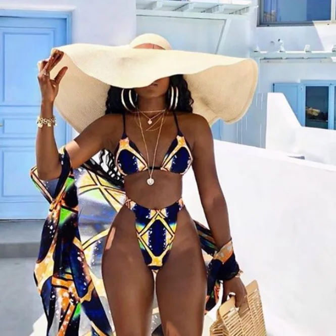 Bikini taille haute string Clearance