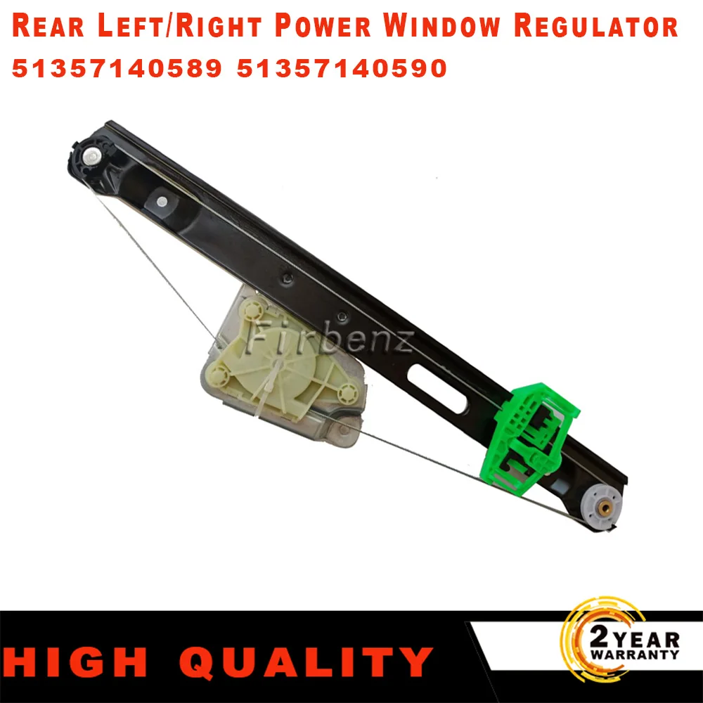 New Replacement for OE Power Window Regulator Rear LH Left Driver Side fits BMW 323i 328i 325i 330i E46 