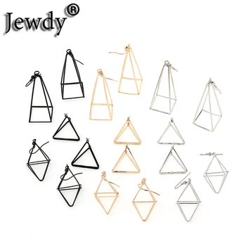 

Jewdy 9 Pairs Fashion Geometry Drop Dangle Earrings Set Golden Character Exaggerated Earring for Women Girls New Years Gifts